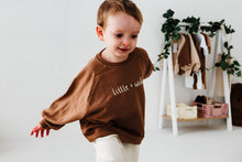 Load image into Gallery viewer, Little + Wild Slouchy Sweater in Mocha
