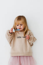 Load image into Gallery viewer, Little + Wild Slouchy Sweater in Cream
