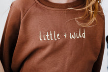 Load image into Gallery viewer, Little + Wild Slouchy Sweater in Mocha
