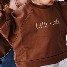 Load image into Gallery viewer, Little + Wild Slouchy Sweater in Mocha
