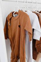 Load image into Gallery viewer, Little + Wild Zippy Romper in Mocha
