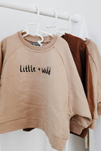 Load image into Gallery viewer, Little + Wild Slouchy Sweater in Cream
