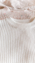 Load image into Gallery viewer, Oversized Chunky Knit in White
