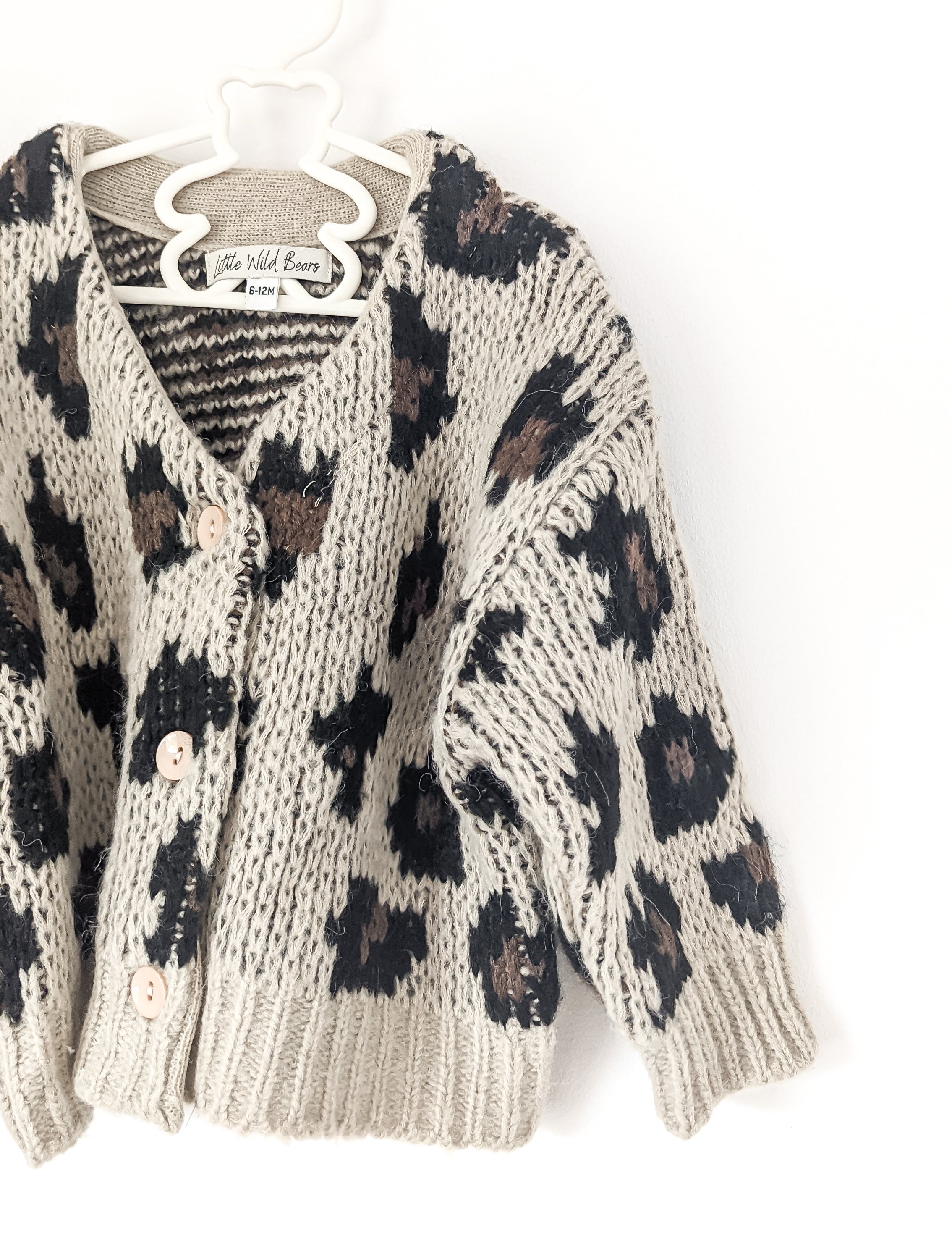 Leopard cardi shop