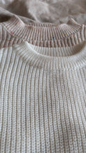 Load image into Gallery viewer, Oversized Chunky Knit in White
