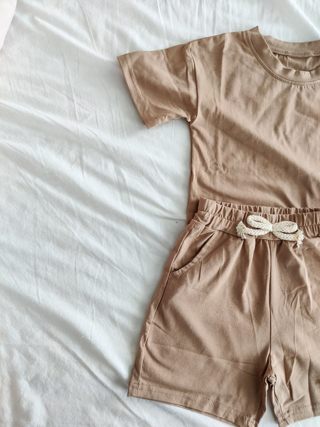 Neutral shorts Set