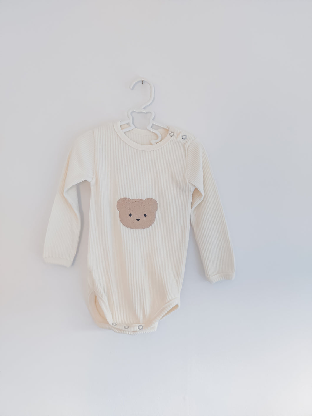 Ribbed Bear Bodysuit