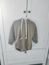 Load image into Gallery viewer, Little Bear Hooded Romper in Khaki
