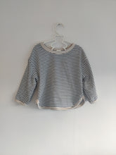 Load image into Gallery viewer, Striped Slouchy Sweater in Monochrome
