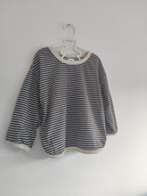 Load image into Gallery viewer, Striped Slouchy Sweater in Mocha
