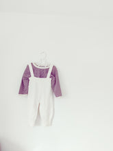 Load image into Gallery viewer, Knitted Overalls in Cream
