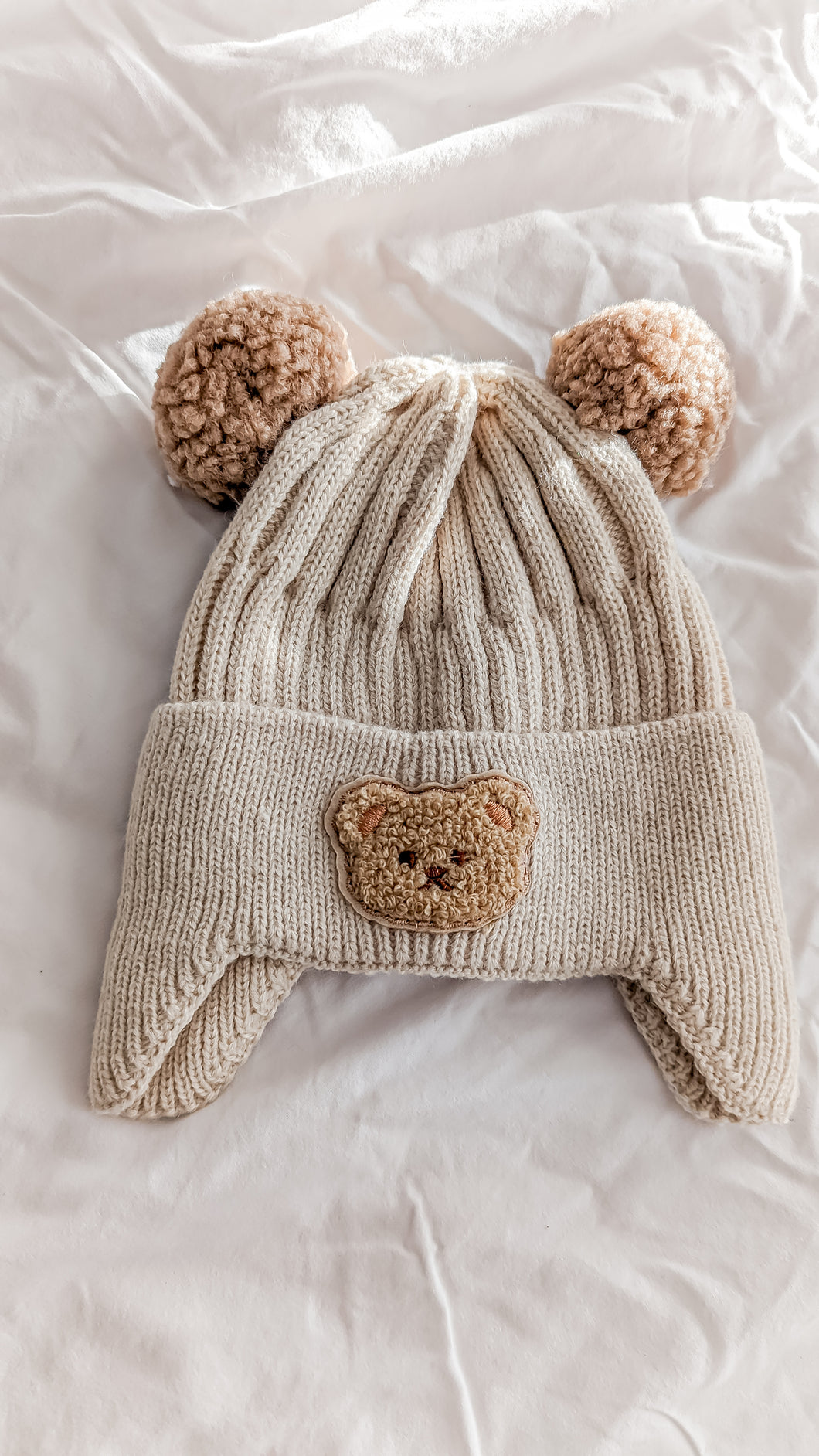 Teddy Bear PomPom Hat