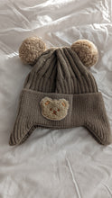 Load image into Gallery viewer, Teddy Bear PomPom Hat
