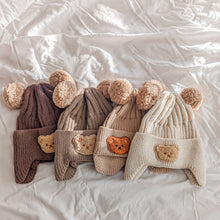 Load image into Gallery viewer, Teddy Bear PomPom Hat
