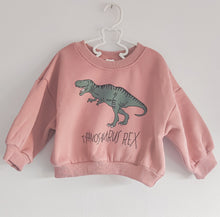 Load image into Gallery viewer, Slouchy Dino Sweat in Pink
