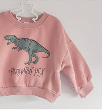 Load image into Gallery viewer, Slouchy Dino Sweat in Pink
